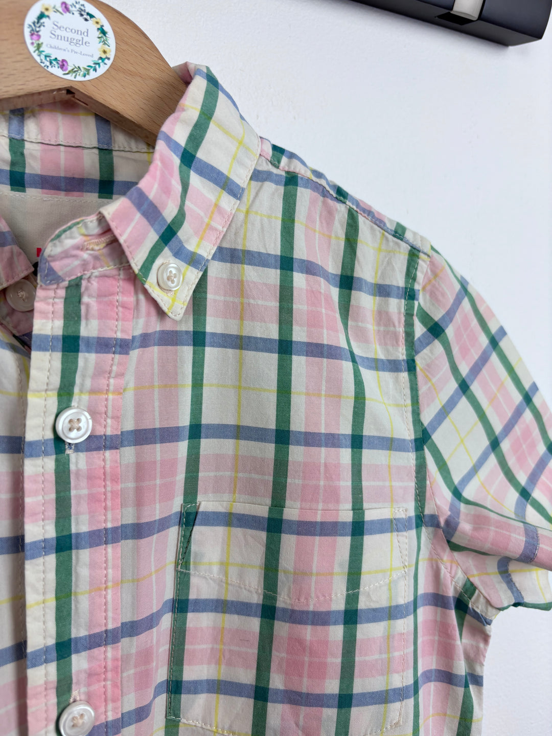 Mini Boden Checked Shirt 5-6 Years-Shirts-Second Snuggle Preloved