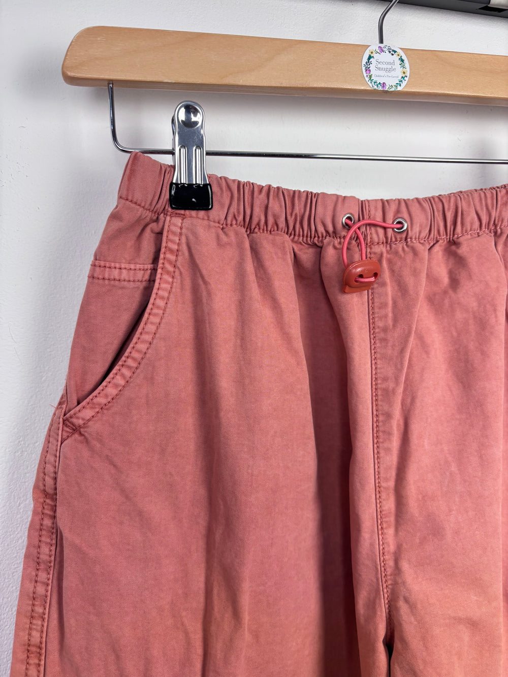 Next Coral Beige Cargo Trousers-Trousers-Second Snuggle Preloved