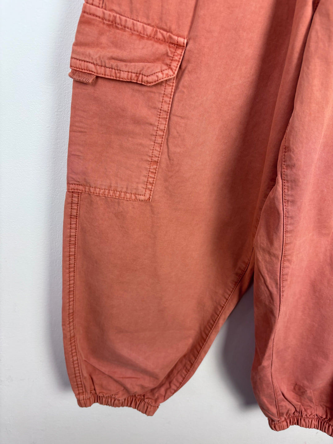 Next Coral Beige Cargo Trousers-Trousers-Second Snuggle Preloved