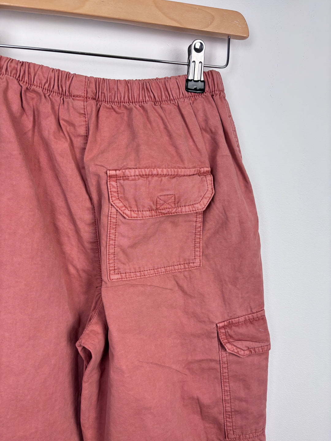 Next Coral Beige Cargo Trousers-Trousers-Second Snuggle Preloved