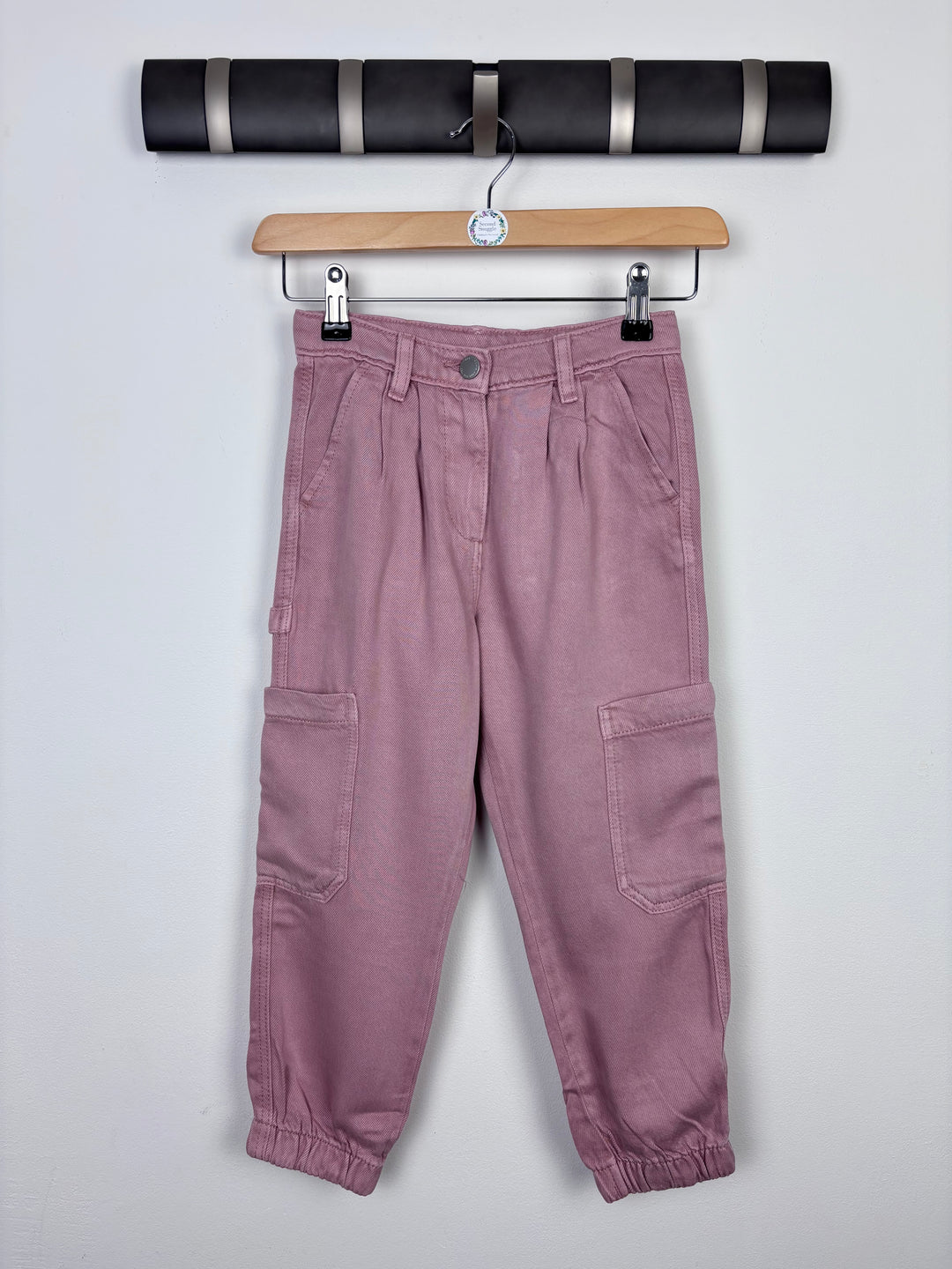 Next Pink Cargo Trousers-Trousers-Second Snuggle Preloved