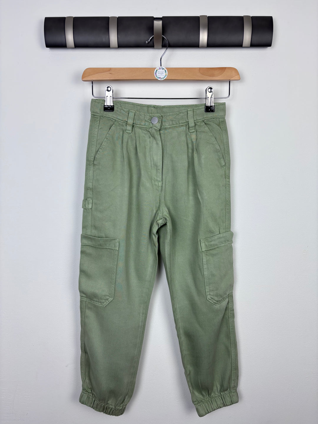 Next Green Cargo Trousers-Trousers-Second Snuggle Preloved