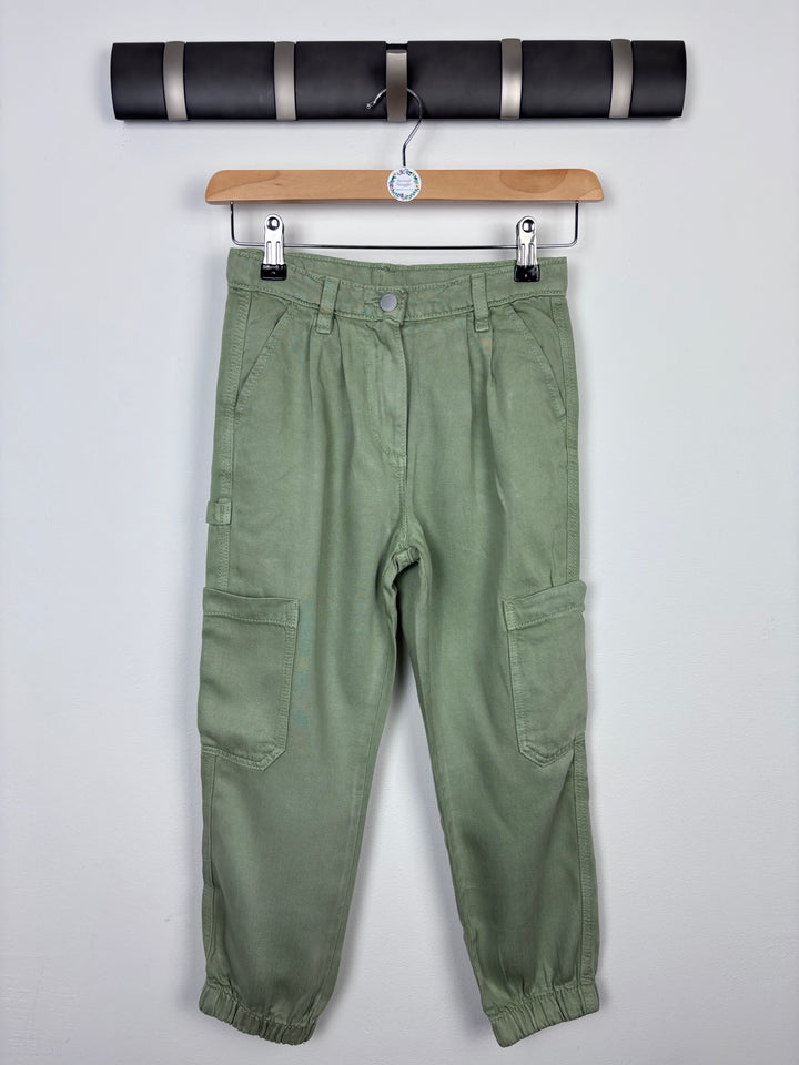 Next Green Cargo Trousers-Trousers-Second Snuggle Preloved