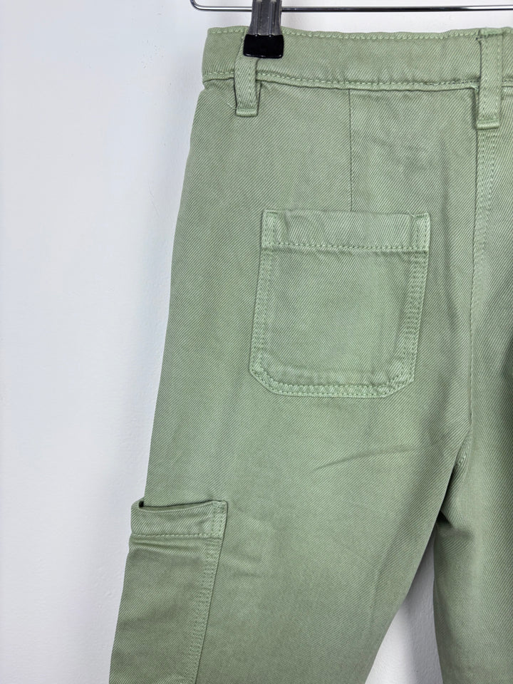 Next Green Cargo Trousers-Trousers-Second Snuggle Preloved