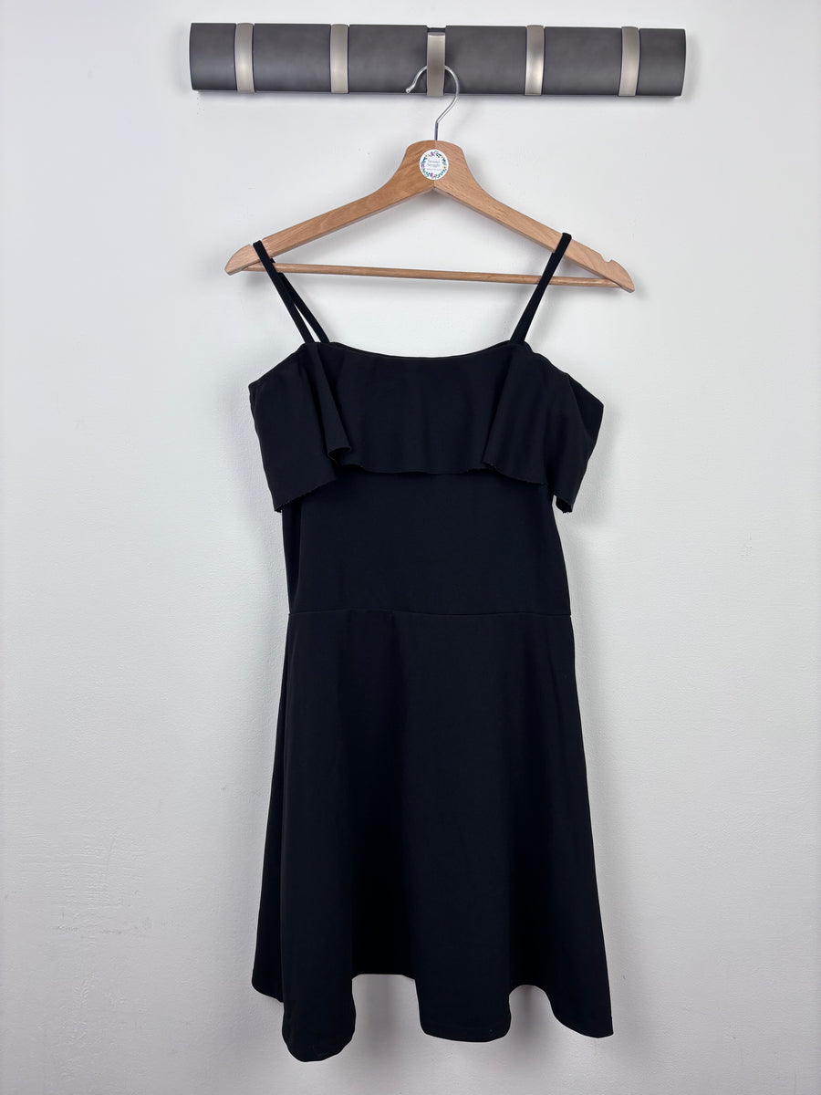 New Look Black Strappy Dress 14 Years-Dresses-Second Snuggle Preloved