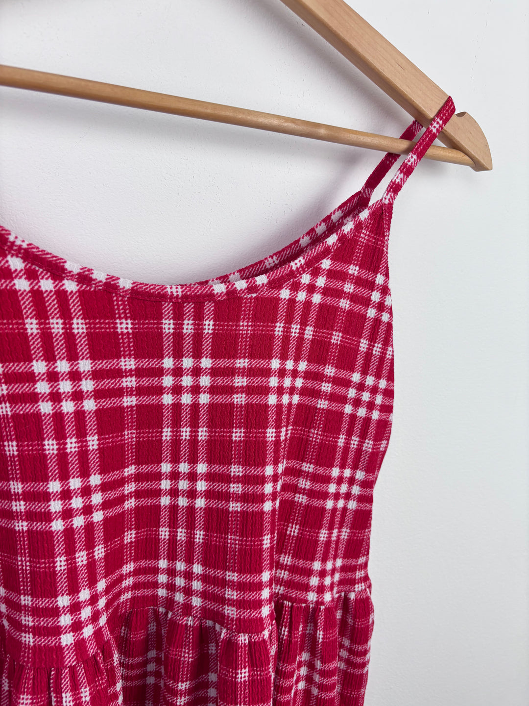 New Look Checkered Red Dress 12-13 Years-Dresses-Second Snuggle Preloved