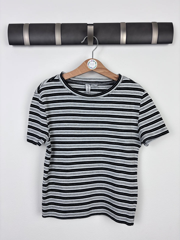 H&M Striped Top Small-Tops-Second Snuggle Preloved