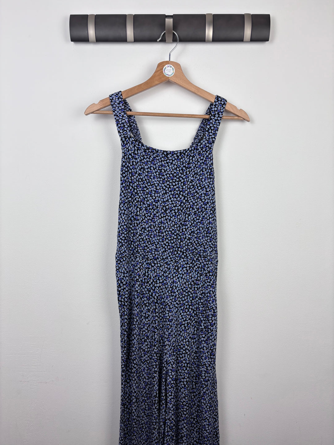 H&M Blue Floral Jumpsuit 12-14 Years-Jump Suits-Second Snuggle Preloved