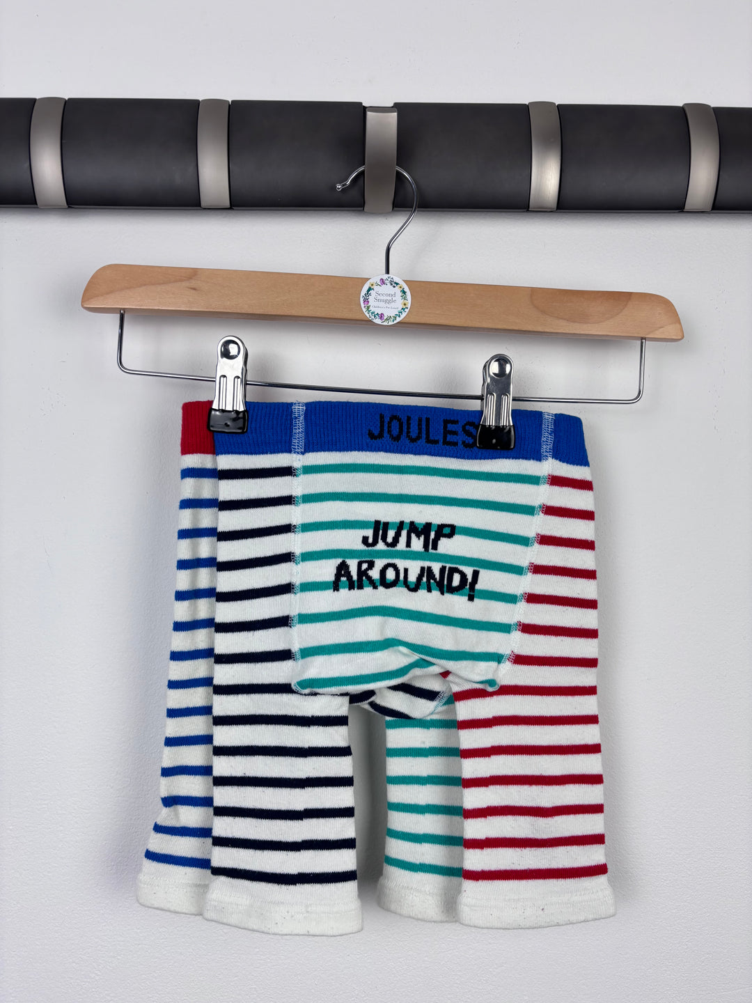 Joules Lively Leggings Two Pack 0-6 Months-Leggings-Second Snuggle Preloved