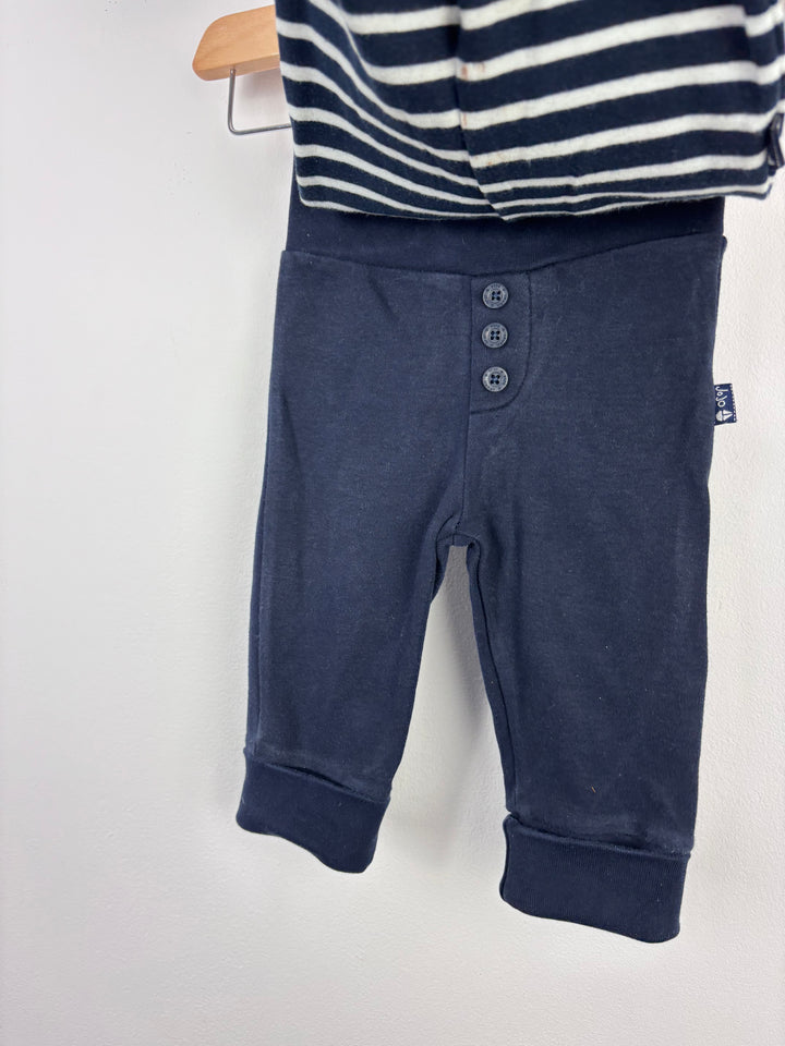 JoJo Maman Bebe Set Of Two Leggings 6-12 Months-Leggings-Second Snuggle Preloved