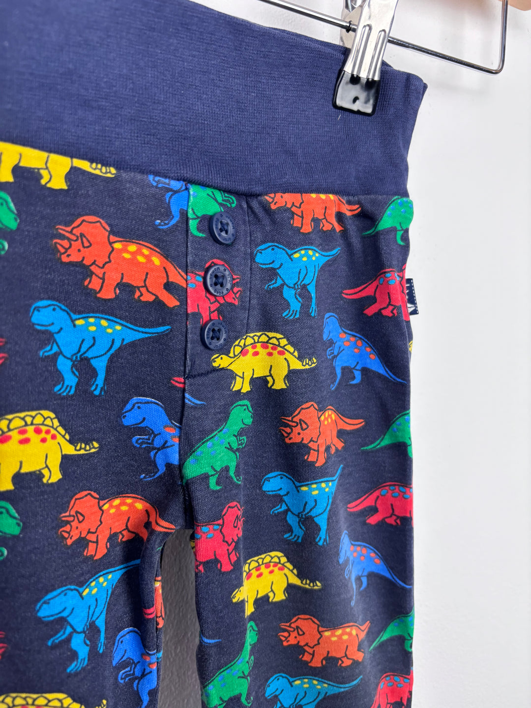 JoJo Maman Bebe Dinosaur Leggings 6-12 Months-Leggings-Second Snuggle Preloved