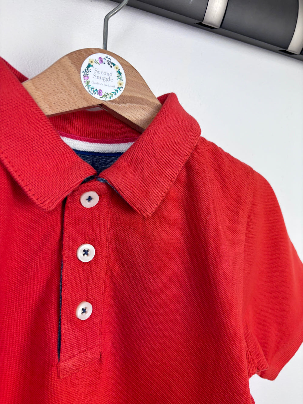 Boden Red Polo Top 4-5 Years-Tops-Second Snuggle Preloved