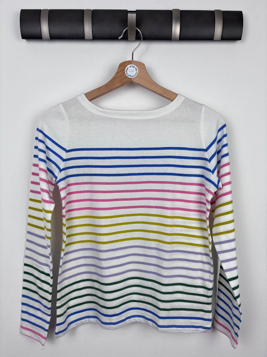 Boden Stripe Long Sleeve Top 11-12 Years-Tops-Second Snuggle Preloved