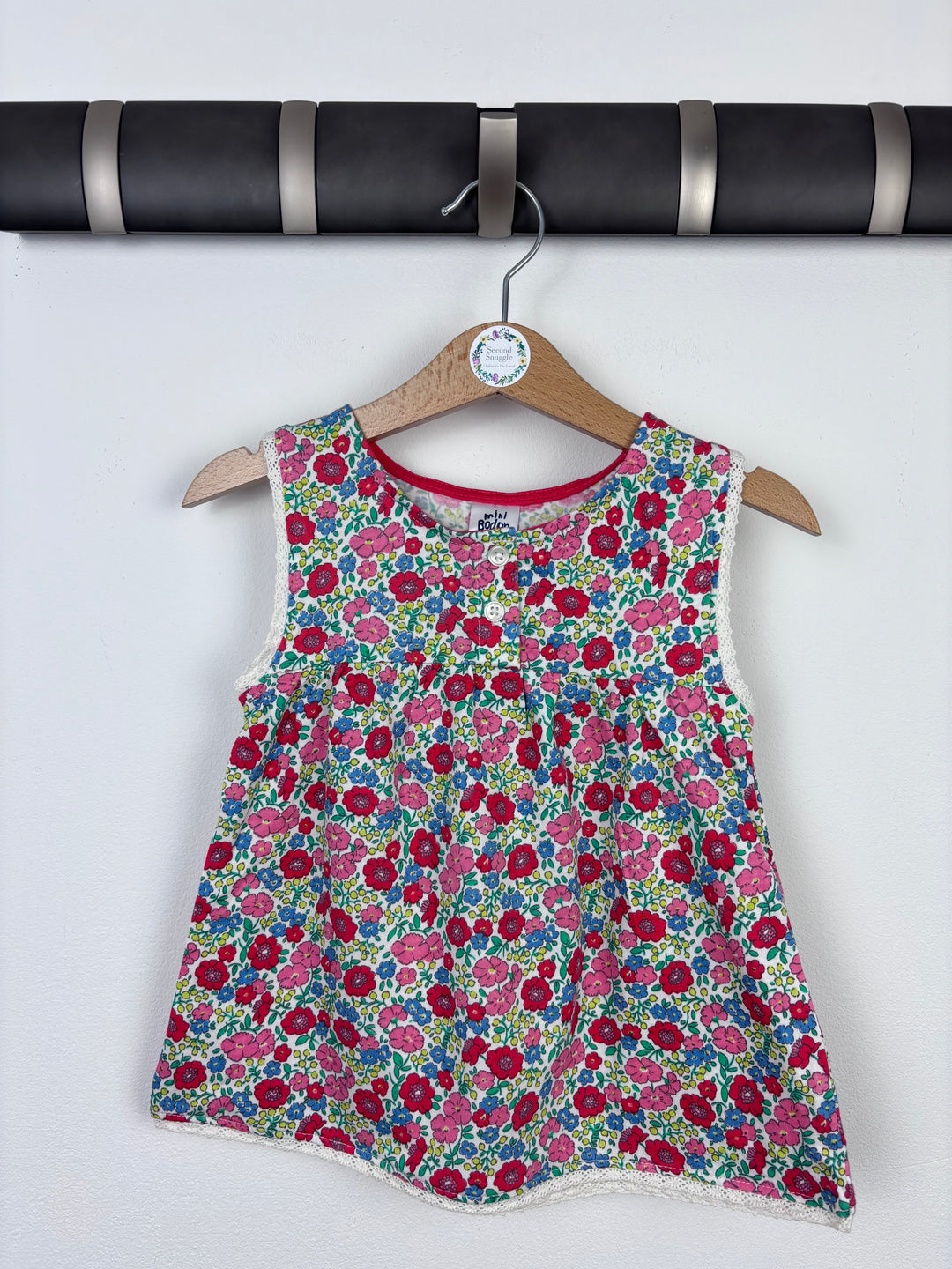 Mini Boden Floral Vest Top 2-3 Years-Tops-Second Snuggle Preloved