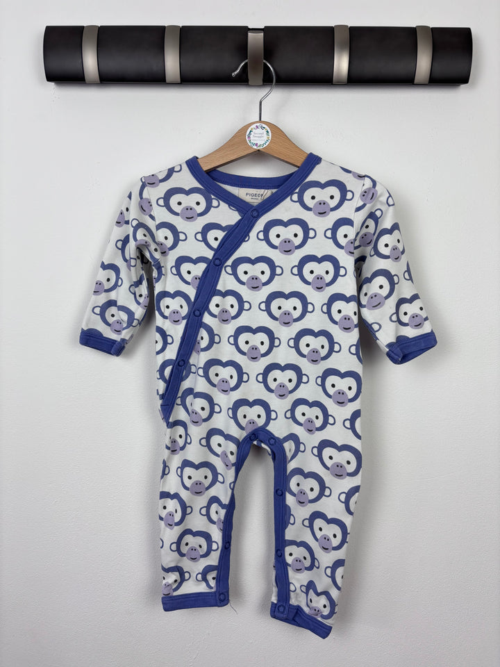 Pigeon Monkey Romper 3-6 Months-Rompers-Second Snuggle Preloved