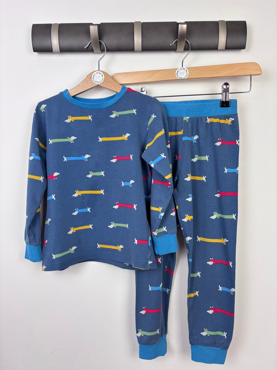 Kite Navy Dogs PJ's 6 Years-Night Wear-Second Snuggle Preloved