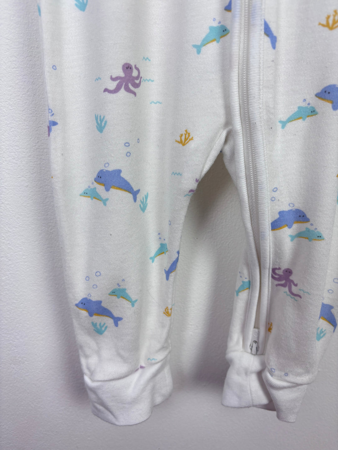 Mori Under The Sea Zipper Romper 9-12 Months-Rompers-Second Snuggle Preloved