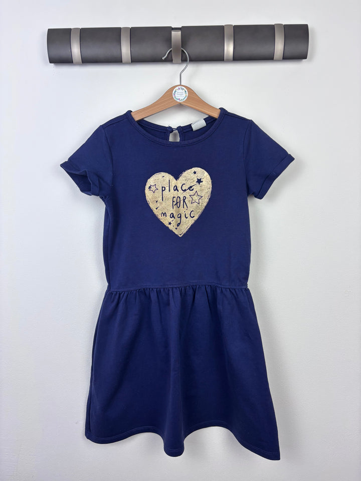 Cool Club Heart Dress 134 8-9 Years-Dresses-Second Snuggle Preloved