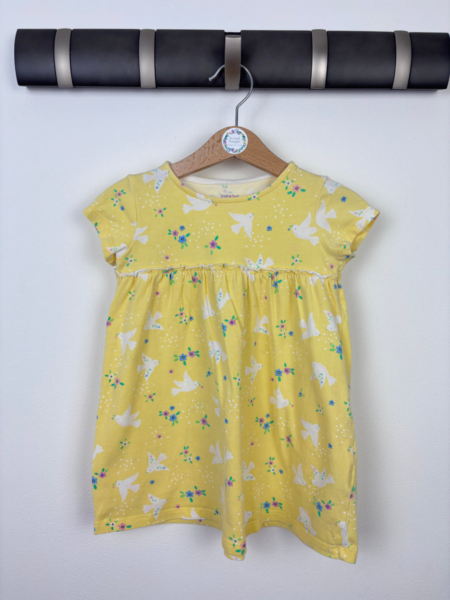 Fred & Flo Yellow Dress 18-24 Months-Dresses-Second Snuggle Preloved