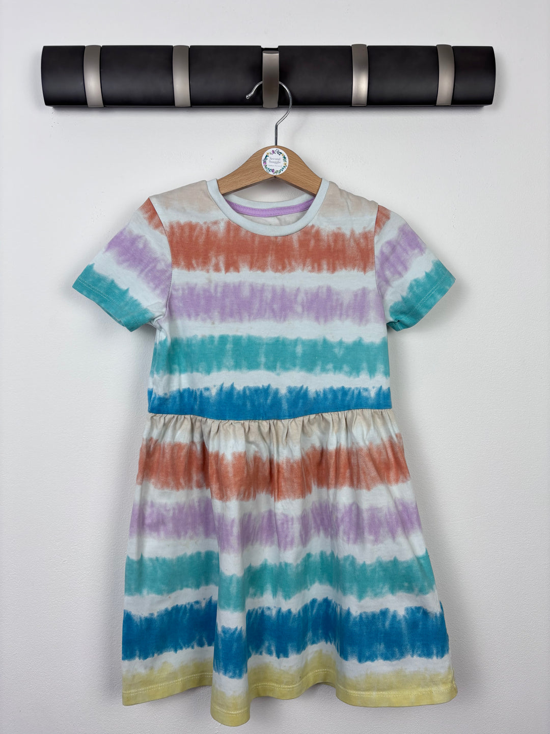 M&S Rainbow Dress 5-6 Years-Dresses-Second Snuggle Preloved