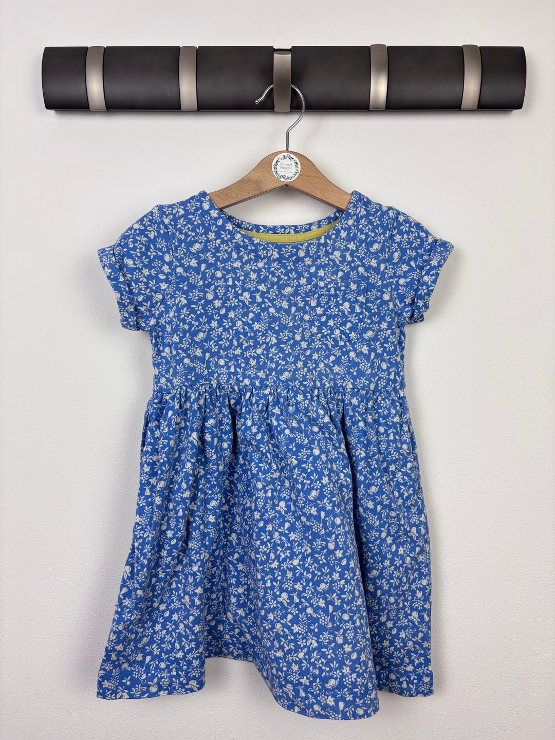 Mini Boden Blue Floral Dress-Dresses-Second Snuggle Preloved