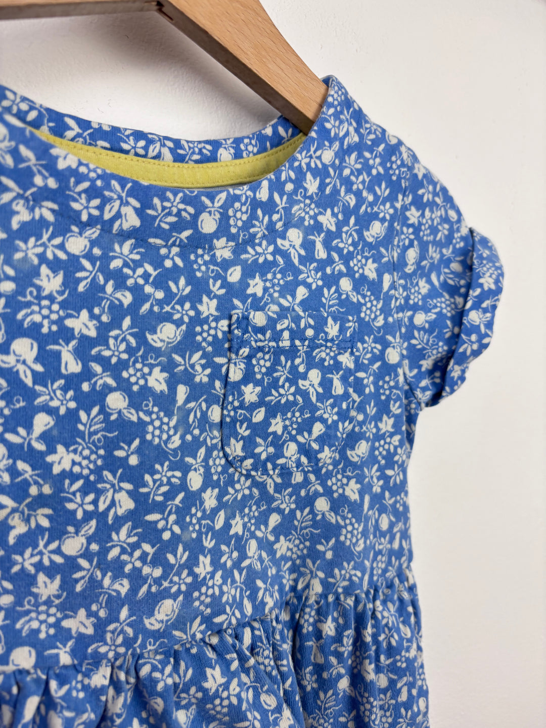 Mini Boden Blue Floral Dress-Dresses-Second Snuggle Preloved