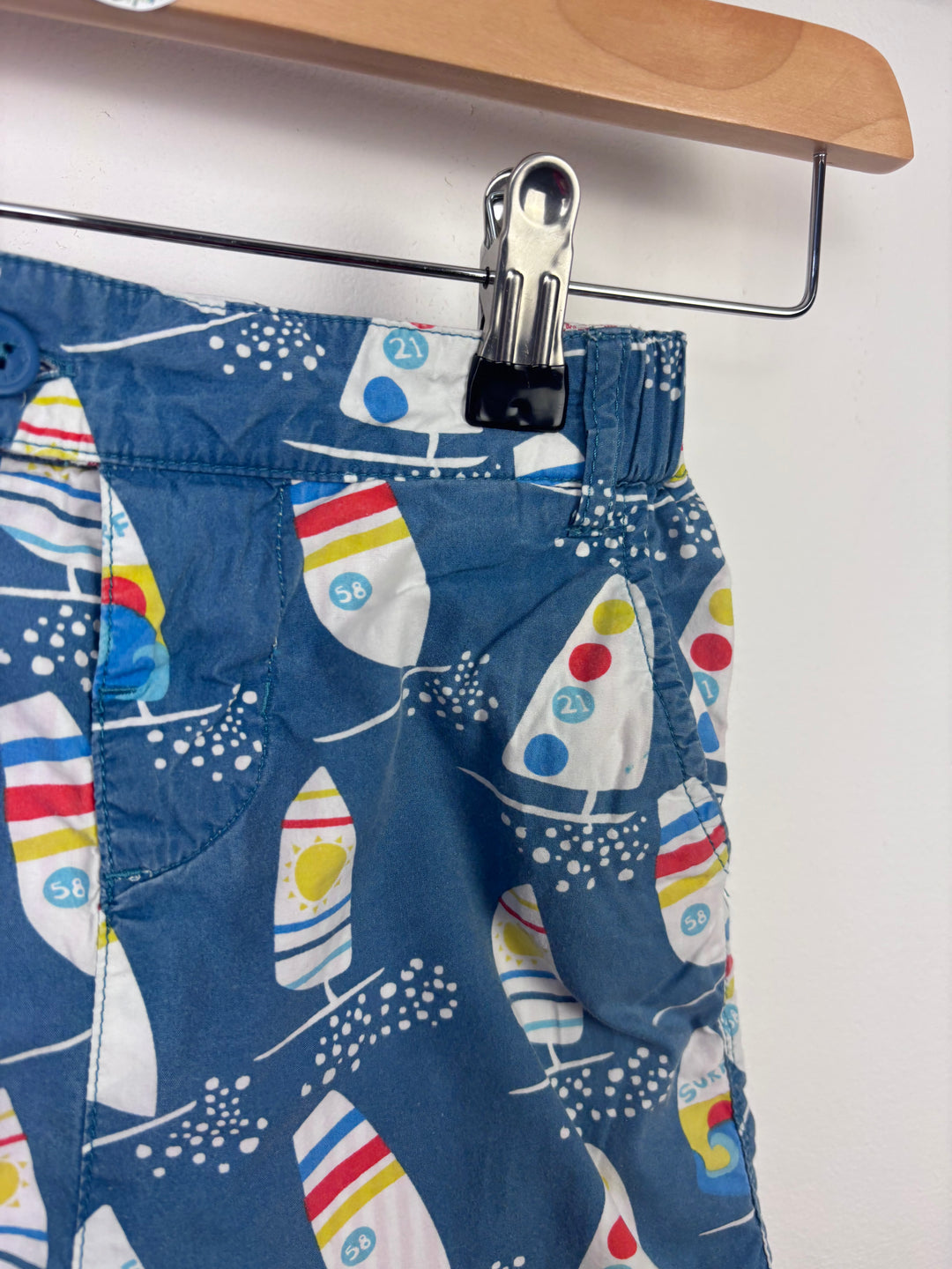 Frugi Reversible Shorts 3-4 Years-Shorts-Second Snuggle Preloved