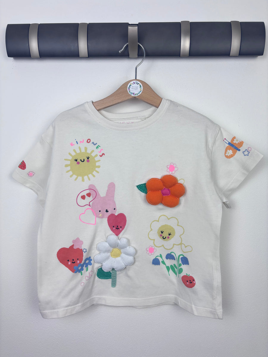 Next White T-shirt 3-4 Years-Tops-Second Snuggle Preloved