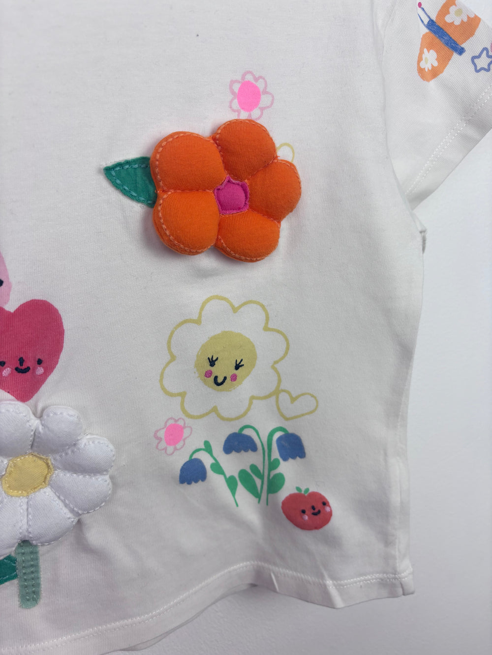 Next White T-shirt 3-4 Years-Tops-Second Snuggle Preloved