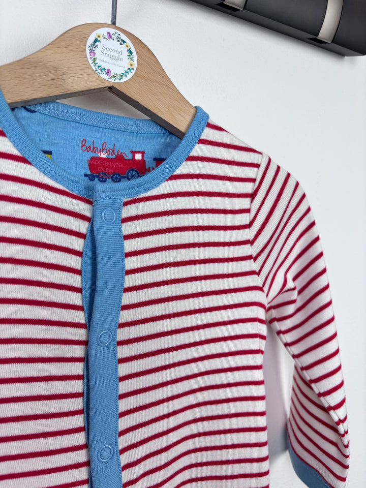 Baby Boden Stripe Romper 12-18 Months-Rompers-Second Snuggle Preloved