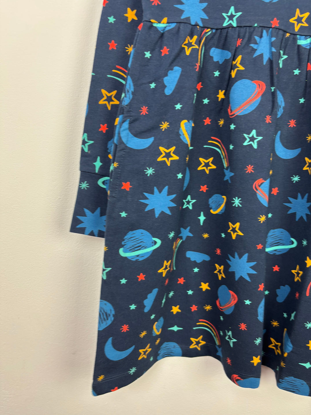 Frugi Space Dress 6-7 Years-Dresses-Second Snuggle Preloved