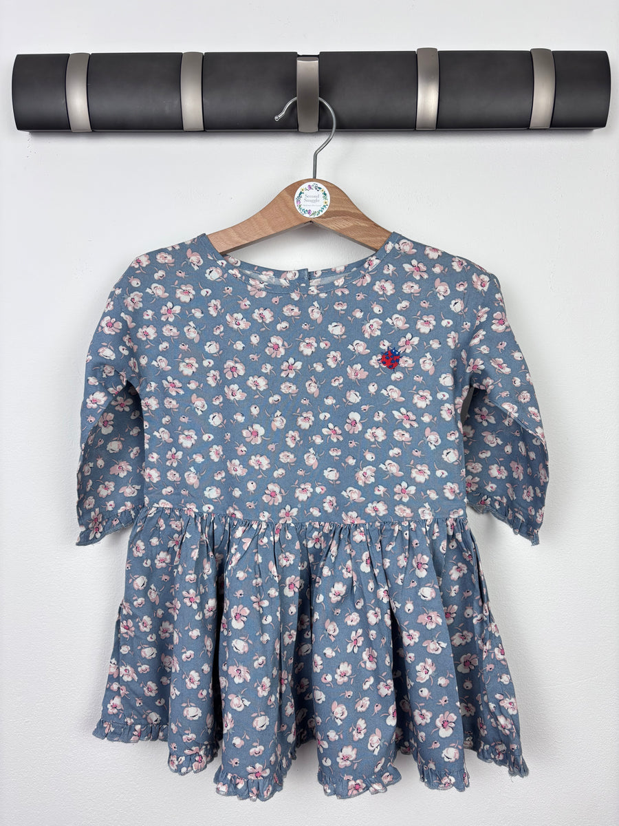 Mini Boden Floral Dress 2-3 Years-Dresses-Second Snuggle Preloved