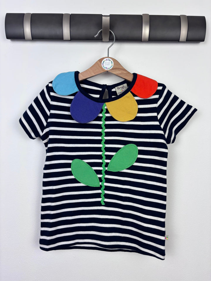 Frugi Floral T-shirt 4-5 Years-Tops-Second Snuggle Preloved