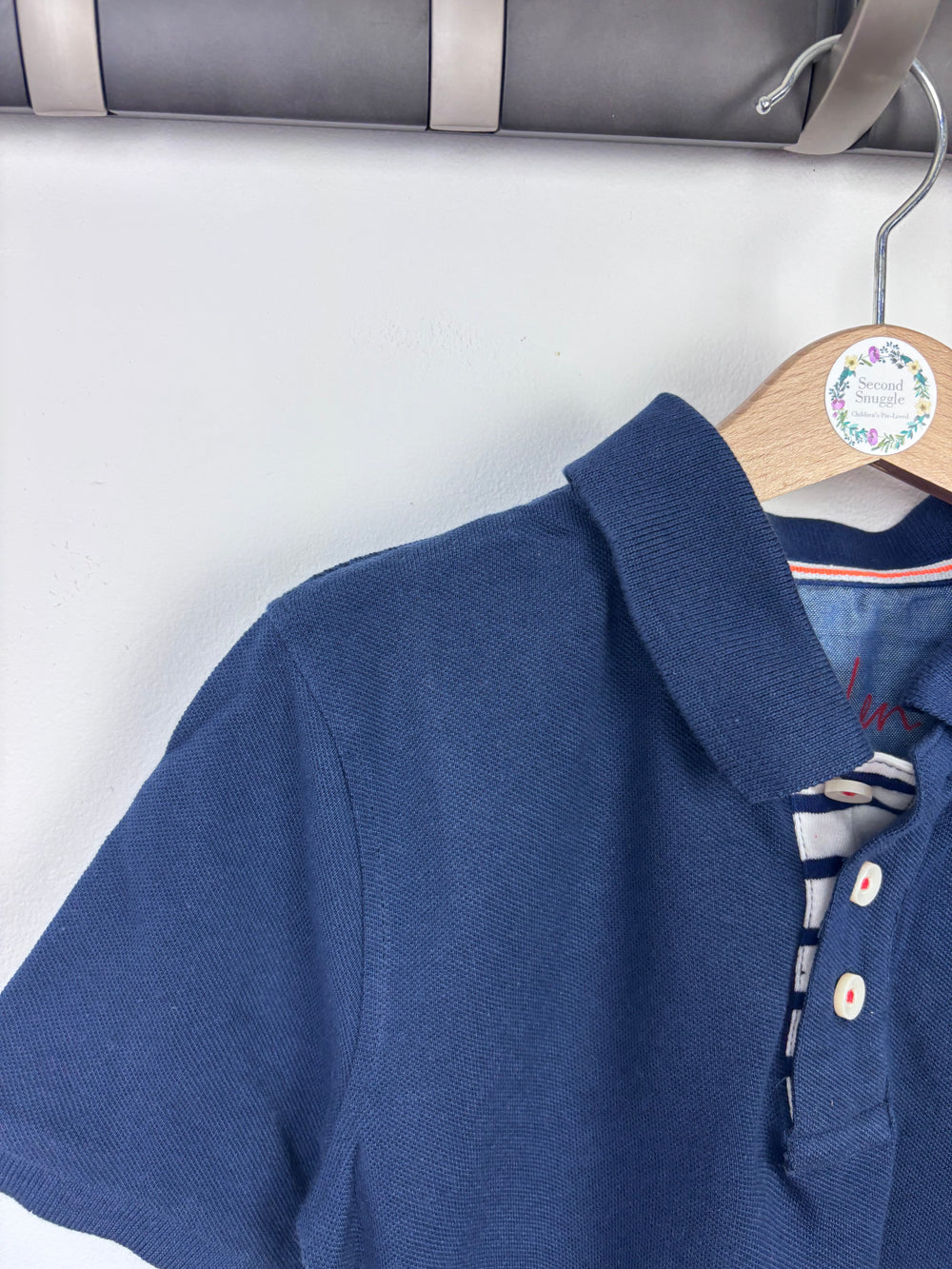 Boden Navy Polo Top 6-7 Years-Tops-Second Snuggle Preloved