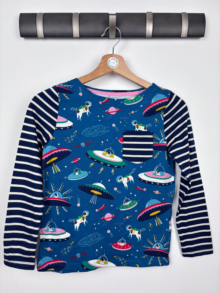 Mini Boden Space Long Sleeve Top 9-10 Years-Tops-Second Snuggle Preloved