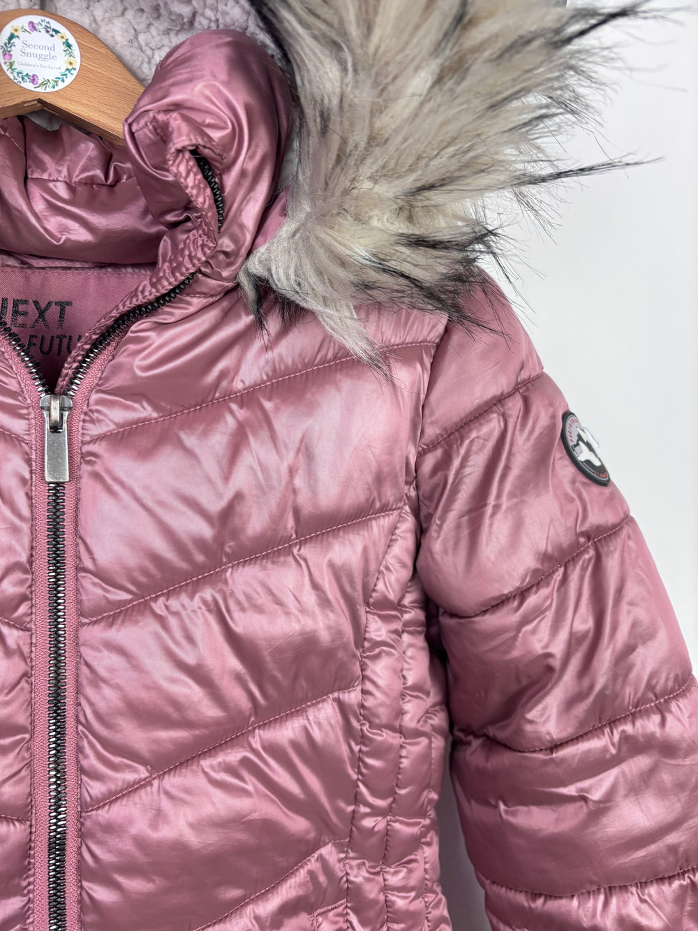 Next Pink Padded Coat 6 Years-Coats-Second Snuggle Preloved