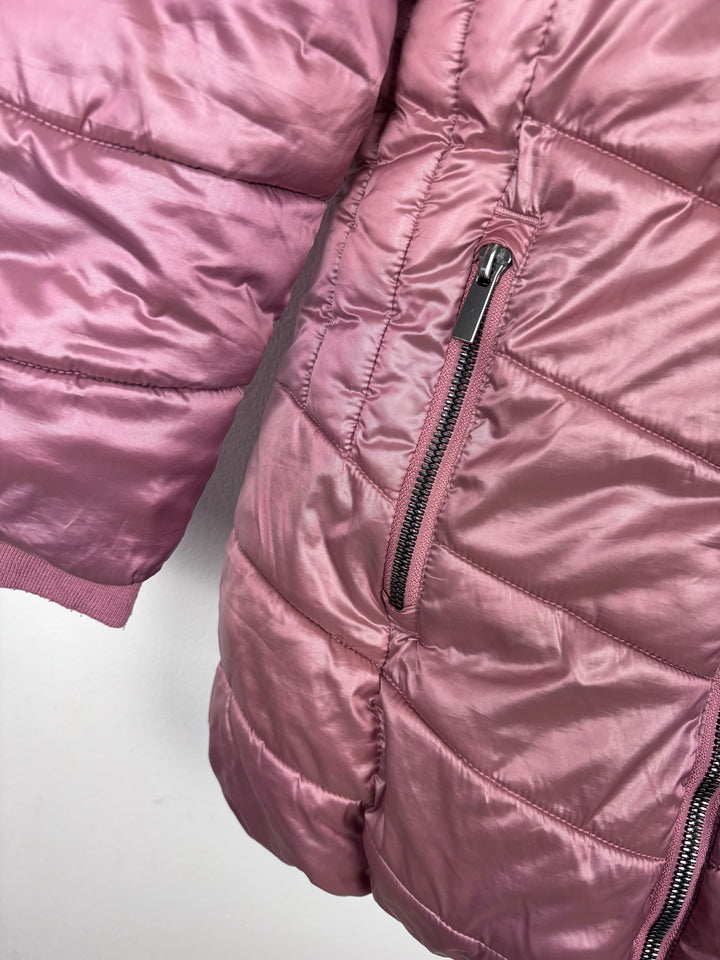 Next Pink Padded Coat 6 Years-Coats-Second Snuggle Preloved