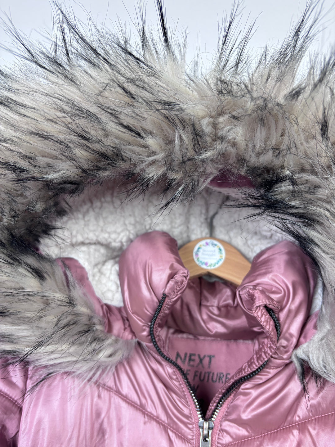 Next Pink Padded Coat 6 Years-Coats-Second Snuggle Preloved