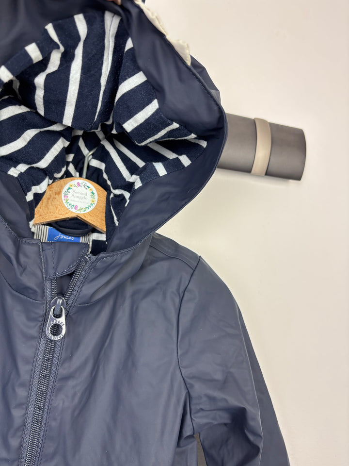 Joules Navy Shark Coat 12-18 Months-Coats-Second Snuggle Preloved