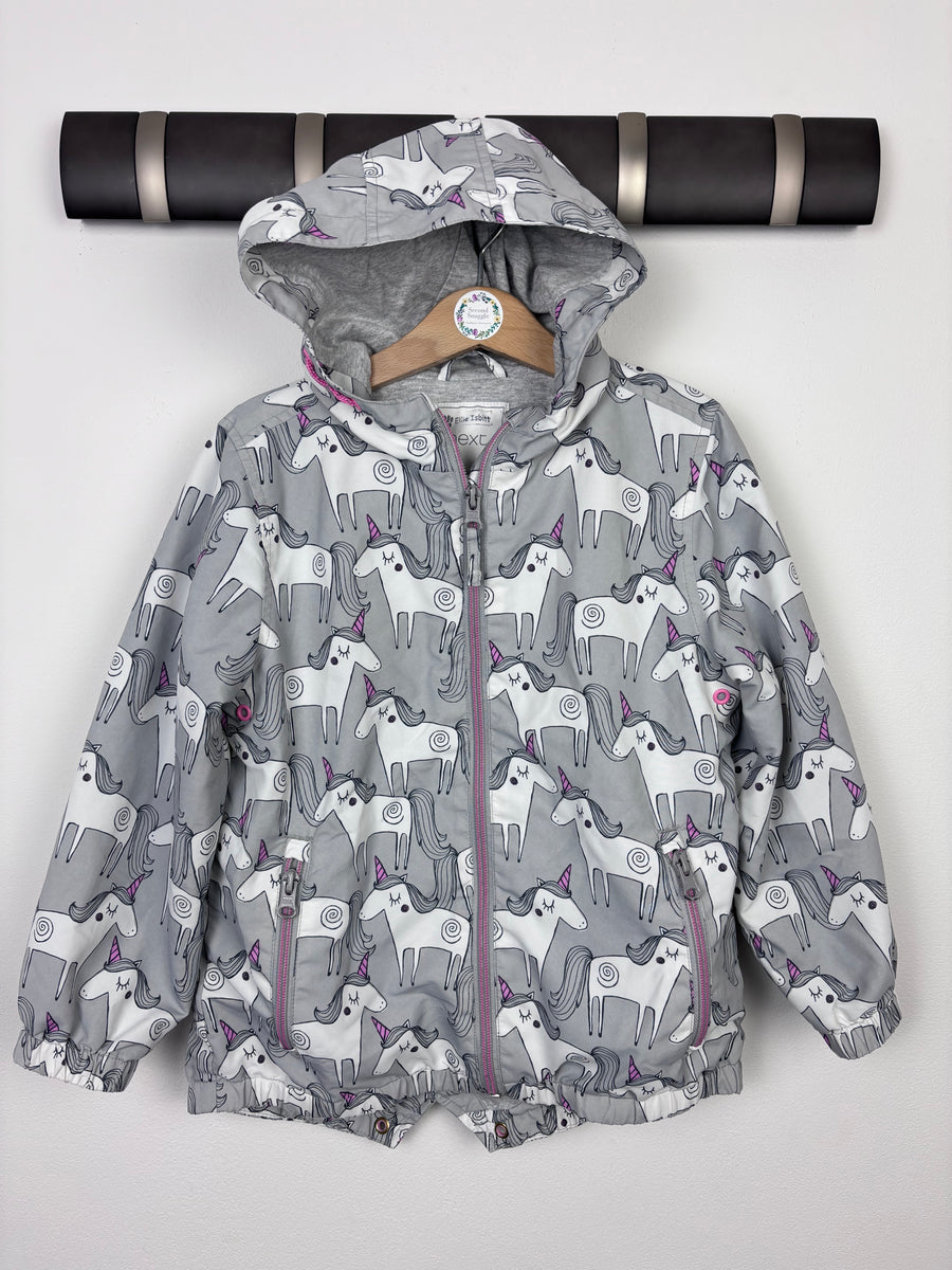 Next Unicorn Lined Jacket 4-5 Years-Jackets-Second Snuggle Preloved