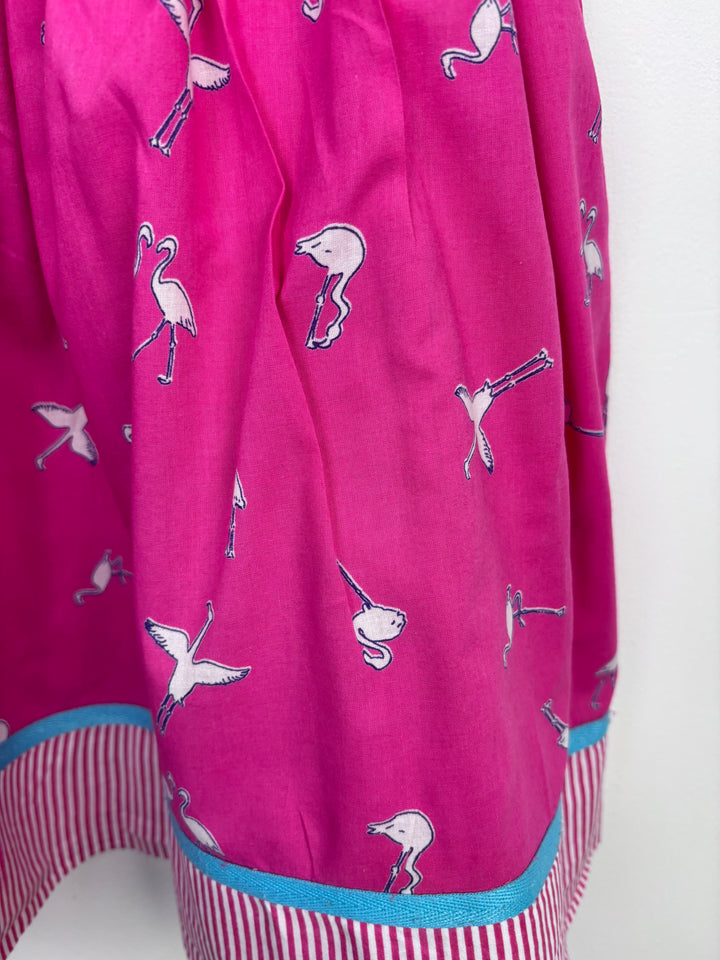 John Lewis Pink Flamingo Dress 5 Years-Dresses-Second Snuggle Preloved