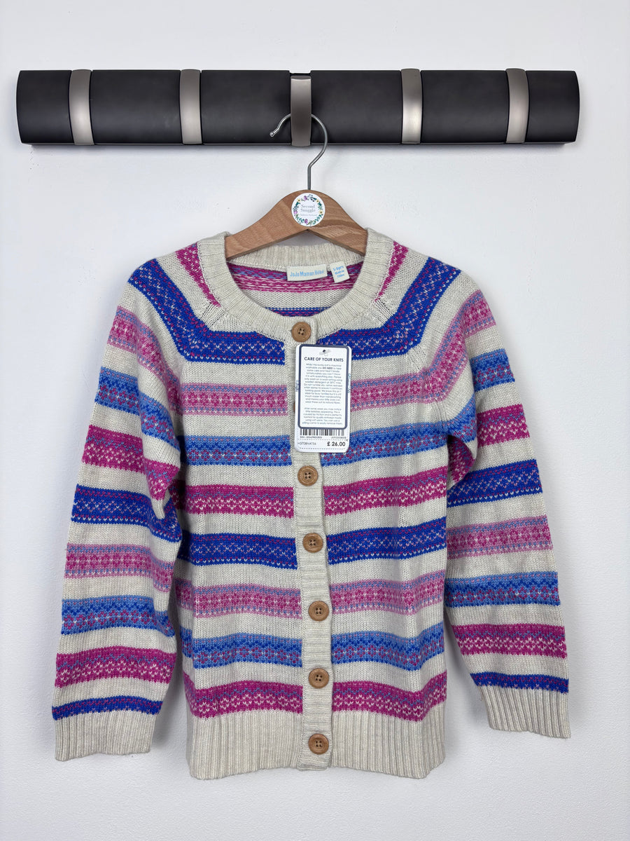 JoJo Maman Bebe Stripe Cardigan 5-6 Years-Cardigans-Second Snuggle Preloved