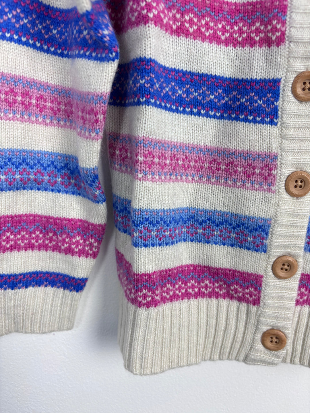 JoJo Maman Bebe Stripe Cardigan 5-6 Years-Cardigans-Second Snuggle Preloved