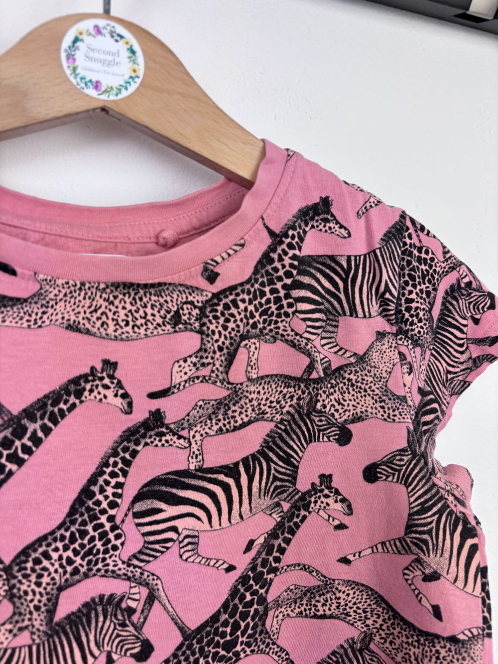 Next Pink Animal T-shirt 8 Years-Tops-Second Snuggle Preloved