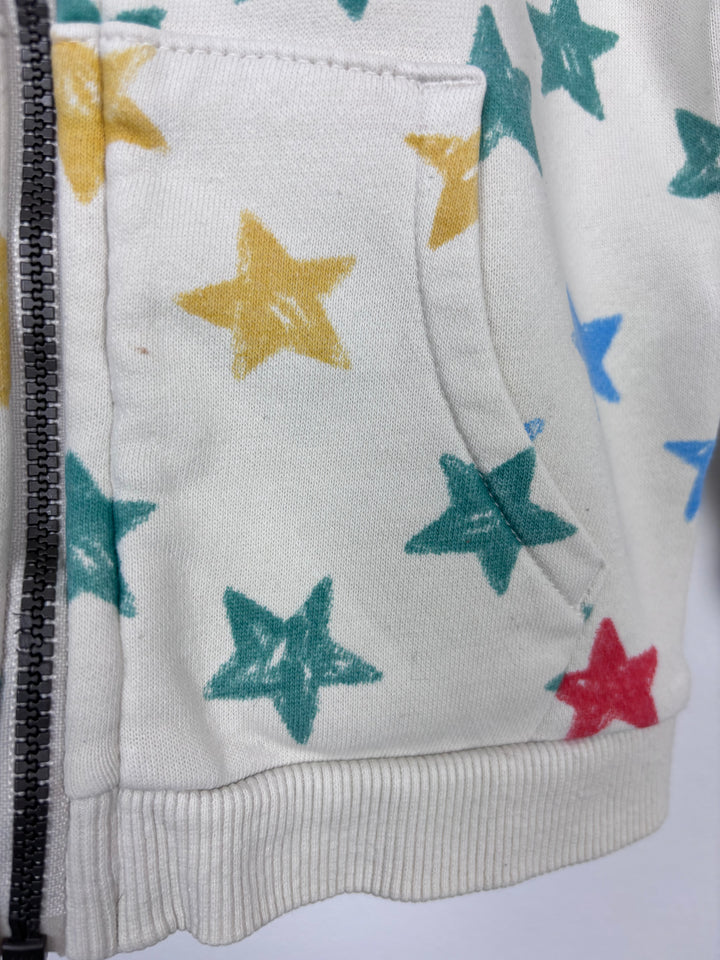 M&S Star Zip Hoodie 2-3 Years-Hoodies-Second Snuggle Preloved