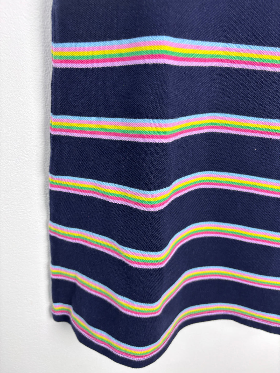 Next Navy Striped Polo Dress 6 Years-Dresses-Second Snuggle Preloved