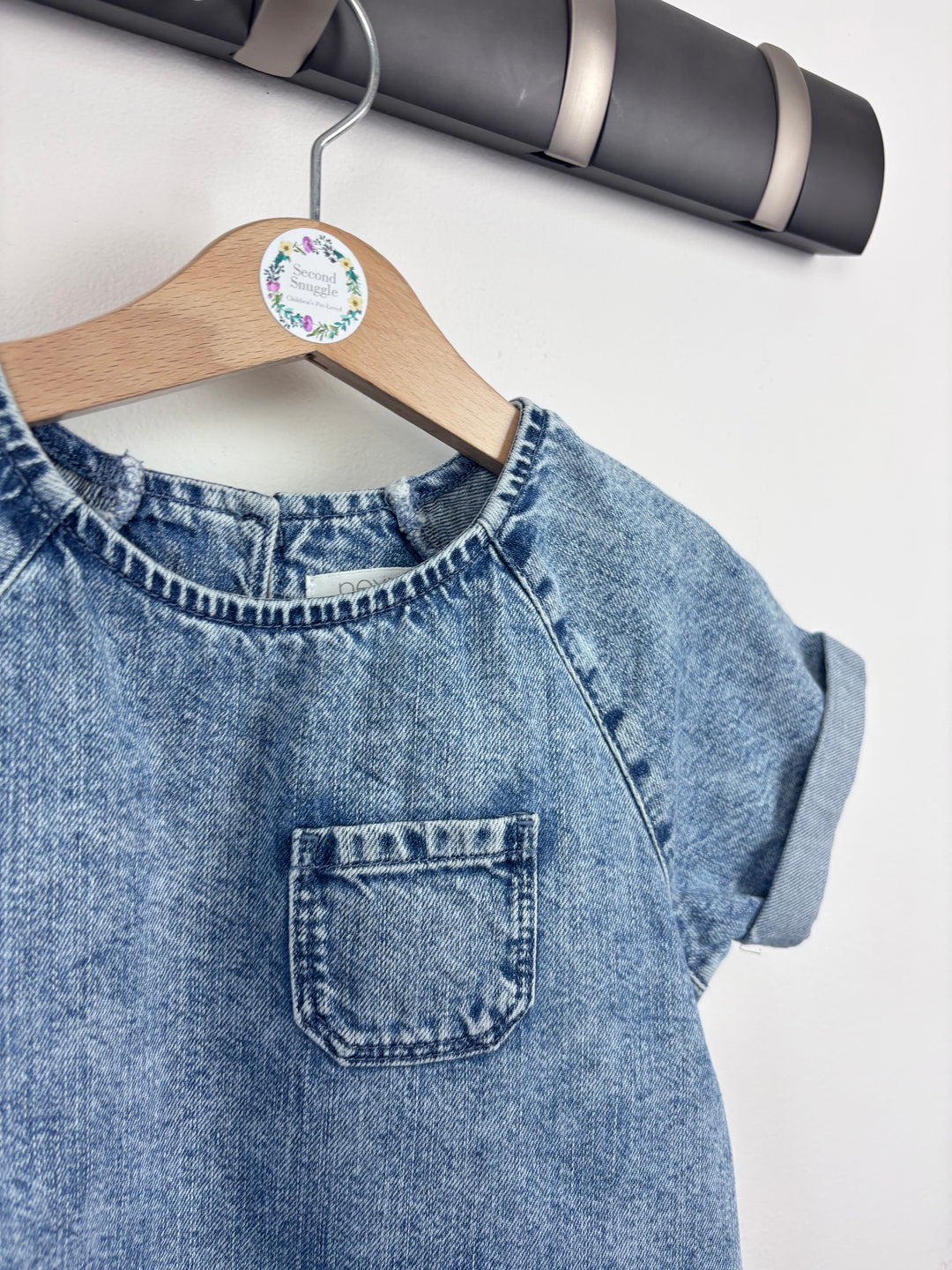 Next Denim Dress 3-4 Years-Dresses-Second Snuggle Preloved