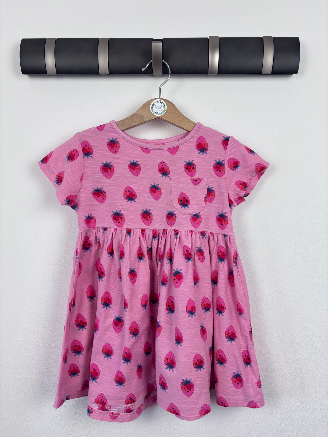 Next Strawberry Dress 3-4 Years-Dresses-Second Snuggle Preloved