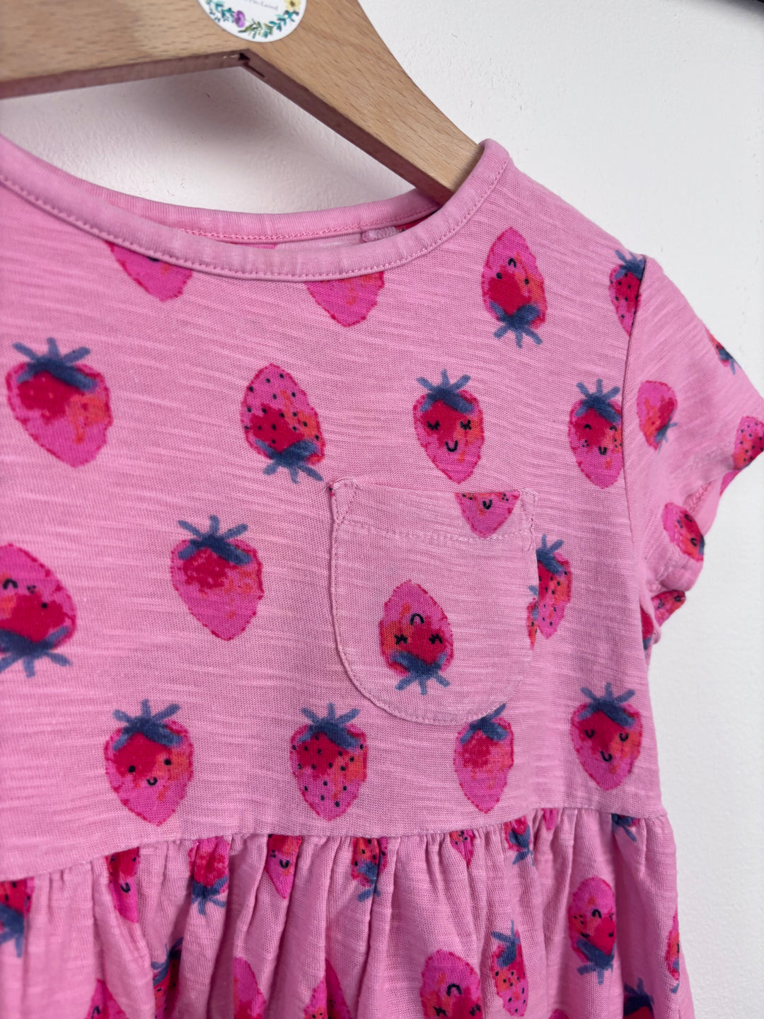 Next Strawberry Dress 3-4 Years-Dresses-Second Snuggle Preloved