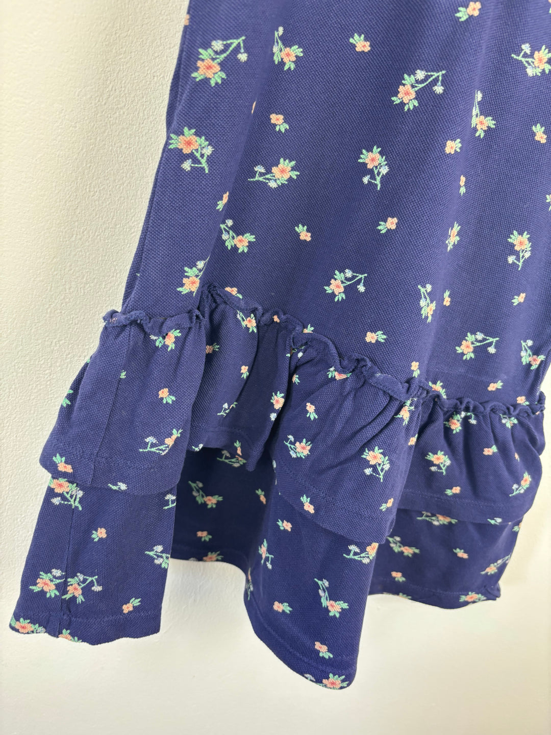 Next Navy Floral Dress 3-4 Years-Dresses-Second Snuggle Preloved